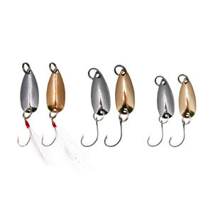 Micro Cucchiaino Metallico da Pesca 1g 1.5g <span class=keywords><strong>per</strong></span> <span class=keywords><strong>Trota</strong></span>, <span class=keywords><strong>Persico</strong></span>, Lucioperca, Orata, Salmone, Pesce Gatto - Acque Dolci di Lago e Fiume - Product Image 5