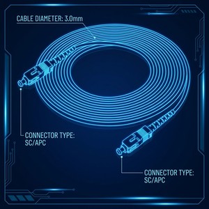 Câble de raccordement <span class=keywords><strong>fibre</strong></span> optique monomode XINHAOZE SC vers SC/APC Simplex 9/125um LSZH pour <span class=keywords><strong>installation</strong></span> FTTH et réseau local câblé, garantie 1 an - Product Image 4