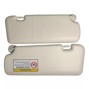 OM 83230-T0A-H11ZB 83230-T0A-H11 pour Honda CR-V Ensemble de <span class=keywords><strong>pare</strong></span>-<span class=keywords><strong>soleil</strong></span> - Côté conducteur et passager avec miroir de courtoisie, intérieur beige - Product Image 4