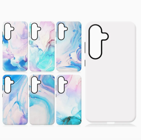 Wholesale 3D 2 in 1 Heat Transfer Sublimation Blank Phone Case for Samsung S26 Series TPU+PC Shockproof DIY Custom Case