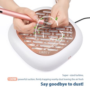 Collecteur de poussière pour ongles LBT professionnel, 130W, aspiration puissante, écran LED, vitesse réglable 3000-13000 tr/min, filtre réutilisable, salon, domicile - Product Image 3