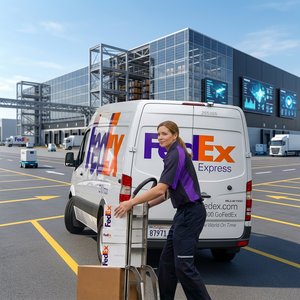 บริการจัดส่งด่วน FedEx Express แบบ Door to Door จากจีนไปยังสหรัฐอเมริกา สหราชอาณาจักร ฝรั่งเศส เยอรมนี ขนส่งสินค้าทางอากาศแบบเร็วสำหรับสินค้าทั่วไป - Product Image 1