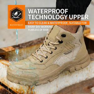 Scarpe Antinfortunistiche Nuova Moda con Tomaia Alta, Antiscivolo, Resistenti all'Usura, <span class=keywords><strong>Idrorepellenti</strong></span>, Comode per Lavoro e Uso Quotidiano - Product Image 2