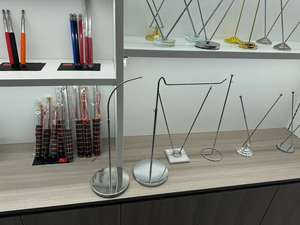 Крытый флагшток Холл флаг 2 м 2,6 м 3 м пол из нержавеющей стали Настольный флаг держатель основания офисный телескопический флагшток - Product Image 4