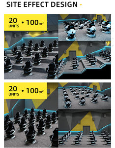 Cinema Dinamico VR YHY Ultimate Crossing <span class=keywords><strong>2</strong></span> per Interni Commerciali con Movimento 3-DOF e Vasta Libreria di Film HD - Product Image 5