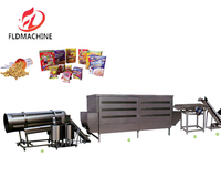 Ligne de production de flocons de maïs grande capacité, extrudeuse de céréales pour petit-déjeuner avec pompe à moteur à fréquence variable, haute efficacité