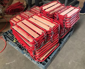 Tc1802ガーデンカートユーティリティワゴントロリーハンドトラックカート木製手すり付き - Product Image 6