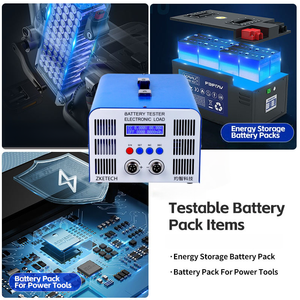 Nouveau produit Zketech EBC-A50L Testeur de capacité de batterie adapté aux batteries avec une puissance de décharge automatique supérieure à 50A - Product Image 4