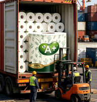 Papier toilette en rouleaux 100% pâte de bois vierge de haute qualité à prix avantageux, directement de l'usine chinoise, pour usage domestique et hôtelier