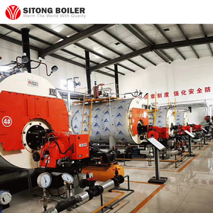 10톤 1000kg 응축식 WNS 시리즈 증기 보일러 12톤/시간 중유 천연가스 연소 수평 산업용 파이어 튜브 - Product Image 4