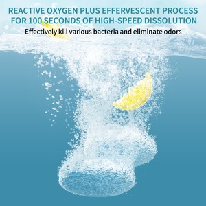 Sinje Jyp-03 Compresse Effervescenti Ecologiche <span class=keywords><strong>per</strong></span> la <span class=keywords><strong>Pulizia</strong></span> di Protesi Dentarie, Detergente <span class=keywords><strong>per</strong></span> Contenitori Ortodontici al <span class=keywords><strong>Bicarbonato</strong></span> di Sodio <span class=keywords><strong>per</strong></span> Igiene Orale Anti-Solido - Product Image 5