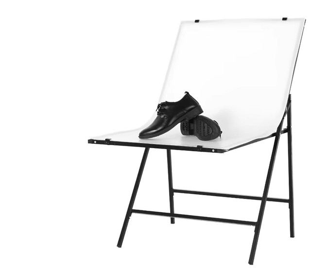 60*100cm Stainless Steel Collapsible Photography Shooting Table Folding Table for Professional Photography Studio Product