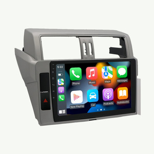Radio con Pantalla de 10 Pulgadas para Toyota Land Cruiser Prado 2014-2017, Reproductor Multimedia Doble DIN de Ocho Núcleos, Estéreo para Auto con GPS y Navegación Android - Product Image 1