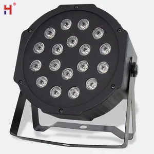 LED A Par 18X3W Flat Lights With RGBW Mixed Color Lyre Wash DMX Party Stage Light For Wedding Dance Studio Club Bar Disco