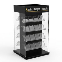 Trophées, médailles et plaques de luxe en acrylique personnalisables et écologiques pour présentoir de comptoir en magasin