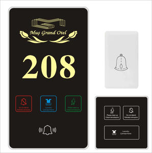 ป้ายประตูโรงแรม DSYMBOL รุ่นใหม่ ปี 2026 ขนาด 86 มม.*86 มม. ป้ายห้ามรบกวน ตรวจสอบแล้วกรุณาทำความสะอาด ป้ายแสดงหมาย<span class=keywords><strong>เลข</strong></span><span class=keywords><strong>ห้อง</strong></span>โรงแรมอัจฉริยะ จอแสดงผล - Product Image 4