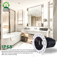 Downlights LED Empotrables en el Techo, 220V-240V, Blancos, Antideslumbrantes, Sin Marco, 7W, Atenuables, COB