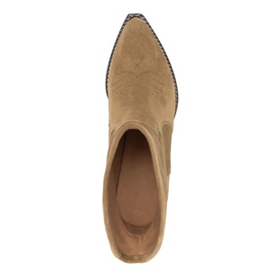 À la mode à talons dames noir daim Cowgirl concepteur Logo personnalisé Snip Toe Western Cowboy bottes pour femmes <span class=keywords><strong>2023</strong></span> - Product Image 4