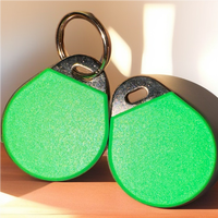 Llavero RFID OEM de 13.56Mhz, Etiqueta NFC en Forma de Anillo de ABS para Control de Acceso en Hoteles, Oficinas y Gimnasios