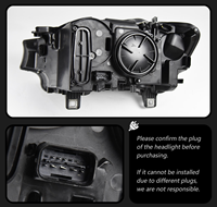 Nouveaux phares LED DRL bleus en gros pour BMW X3 F25 2010-2017, ensemble de projecteurs étanche IP67, 8000 lumens, Plug & Play