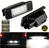 رقم المعدات الأصلي 6340G9 6340A5 سيارة الأبيض 18smd لوحة ترخيص led ضوء المصباح ل بيجو 308 307 3008 سيتروين c2 c3 c4 c5 c6