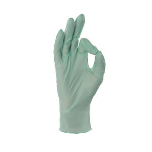 ถุงมือไนไตรล์แบบใช้แล้วทิ้ง สีเขียว ปราศจากน้ำยาง ปราศจากแป้ง รุ่น M3.5g ผลิตในมาเลเซีย ขายตรง - Product Image 4