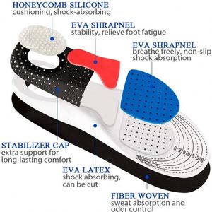 Silicone Sport <b>Insoles</b> Arch Support Running Cushion Shoe Pads Other Children's Shoes and Accessories - Product Image 2
