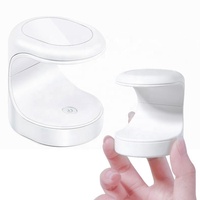 Lampe UV portable mini pour ongles, forme coquille d'œuf, connexion USB, pour salon, photothérapie, appareil de luminothérapie