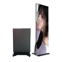 Pantalla LED Plegable y Portátil para Tiendas y Restaurantes, Cartel Publicitario, Video Wall LED, Letrero Programable para Interiores