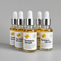 Corrector de manchas oscuras de cúrcuma, vitamina C y Ácido Kójico, suero de etiqueta privada, esencia facial
