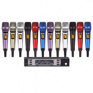 EW135G4 Metal dinamik mikrofon Karaoke vokal mikrofonun için 2 kanal kablosuz mikrofon EW135G4 SKM9000 el dinamik Mic - Product Image 3