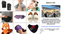 Coussin oculaire lesté personnalisé, pliable et portable, à double tissu avec graines pour la méditation, le yoga et le soulagement des douleurs oculaires