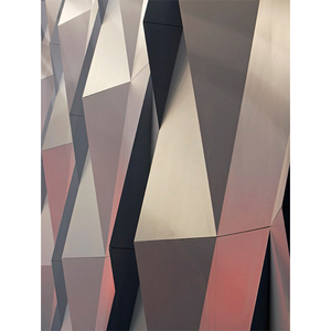 Keenhai trang trí xây dựng mặt tiền thiết kế công nghiệp phong cách nhôm hệ thống bảng điều khiển cho cong bức tường rèm - Product Image 4