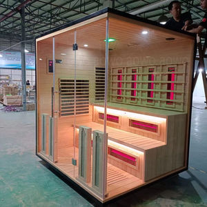 ساونا اليشم الصحية بالضوء الأحمر للعلاج بزاوية ساونا تجميع حجر منزل خشبي في الهواء الطلق الساونا الأكثر مبيعًا في سوق ألمانيا - Product Image 4