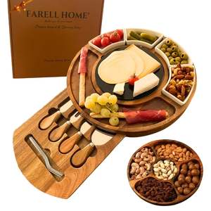 Planche à fromage en bambou planche à découper ensemble fruits légumes trancheuse Laser <span class=keywords><strong>maison</strong></span> réchauffement nouvelle <span class=keywords><strong>maison</strong></span> mariage anniversaire fête des mères cadeaux - Product Image 3