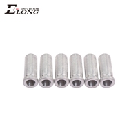 Elong Archery Supplies – Insert en aluminium pour flèche en carbone, diamètre intérieur 7,62 mm, support de flèche en aluminium