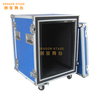 Flight case LED Dragonstage Par 64 en aluminium 6061-T1 et contreplaqué, certifié TUV, couleur argent/noir personnalisable, taille personnalisable pour