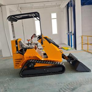 Professional Mini Compact <b>Wheel</b> Skid Steer <b>Small</b> Track Skid Steer with EPA CE 5 Engine for Construction Garden Use - Product Image 5