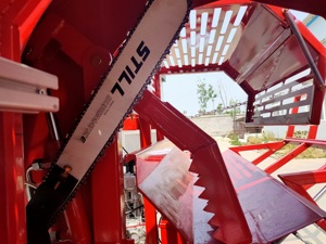 Trung Quốc 30t lâm nghiệp máy móc giá rẻ củi Bộ vi xử lý máy xăng DIESEL log Splitter để bán - Product Image 6