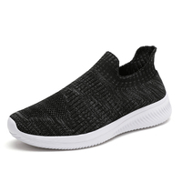 Vente en gros de baskets chaussettes personnalisées pour hommes et femmes, avec empeigne en maille respirante, semelle légère en EVA, décontractées, fabrication OEM ODM, printemps automne