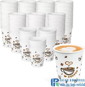 Vasos de Pulpa de Madera Biodegradables de Pared Simple para Bebidas Calientes/Frías de 6oz-32oz, Impresión Flexográfica con Logotipo Personalizado - Product Image 5