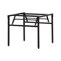 Cadre de table pliable carré de 72 cm de haute qualité, installation facile, métal épaissi, durable, pour table de conférence