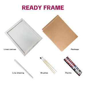 Kits de <span class=keywords><strong>peinture</strong></span> <span class=keywords><strong>par</strong></span> numéros DIY personnalisables avec photo, ensemble de <span class=keywords><strong>peinture</strong></span> à l'huile personnalisée pour adultes, enfants, débutants, dropshipping - Product Image 6