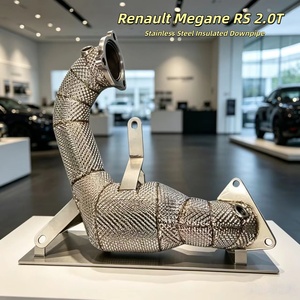Tuyau d'échappement haute performance en acier inoxydable pour <span class=keywords><strong>Renault</strong></span> <span class=keywords><strong>Megane</strong></span> RS 2.0T 2010-2016 avec collecteur isolé pour amélioration de la puissance - Product Image 1
