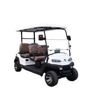 Voiturette <span class=keywords><strong>de</strong></span> golf électrique personnalisable 60V 4.0KW avec moteur AC, 4 places, pneus tout-terrain, pour parcours <span class=keywords><strong>de</strong></span> golf - Product Image 1