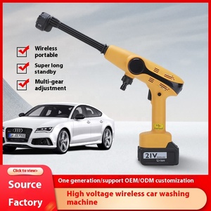 Batería de litio portátil para el hogar, lavadora de alta velocidad para <span class=keywords><strong>Moto</strong></span> y coche, equipo de lavado de vehículos, lavadora a presión inalámbrica - Product Image 2