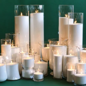 Vente en gros Bocal en verre épais givré Long bocal en verre avec couvercle pour bougies Bocaux en verre pour bougies 250 ml - Product Image 1