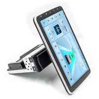 10.1 pouces 1 Din Android lecteur de voiture écran partagé DSP tableau de bord stéréo intégré GPS MP3 360 degrés rotation panneau détachable