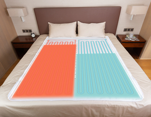 Juegos de edredón de cama de lujo de 220V, manta eléctrica con calefacción ponderada para el hogar - Product Image 2