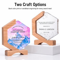 Nouveau Trophée en Cristal 2026 Personnalisé avec Logo d'Entreprise Gravé – Idées de Souvenirs pour Champs de Ventes